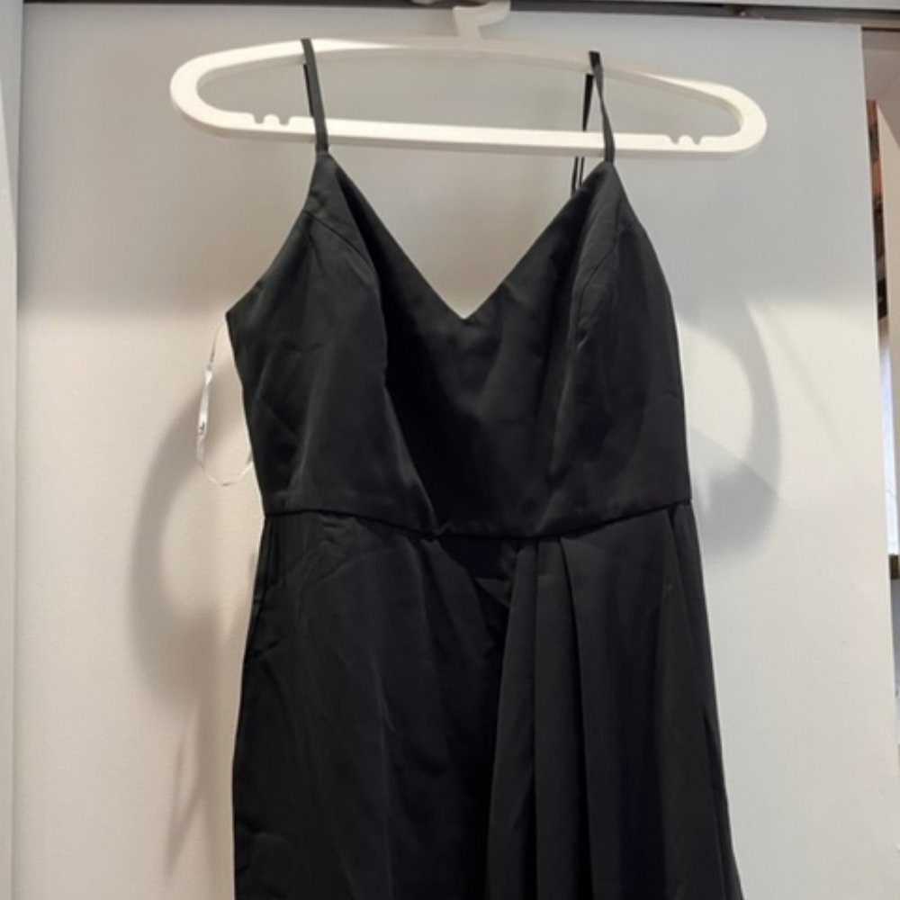 Lulu's Reinette Black Midi Dress